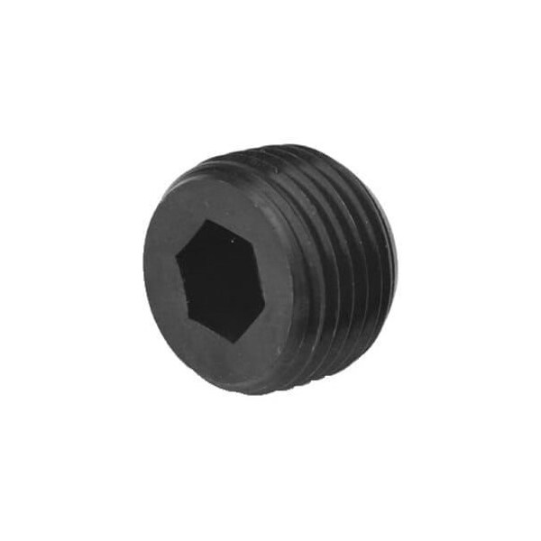 Newport Fasteners Socket Spoke Pipe Plug, 7/8 in Dia, Steel Plain, 25 PK 190290-25 - main